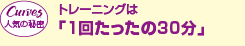 �g���[�j���O�͈�񂽂�����30��