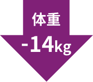 体重-14kg
