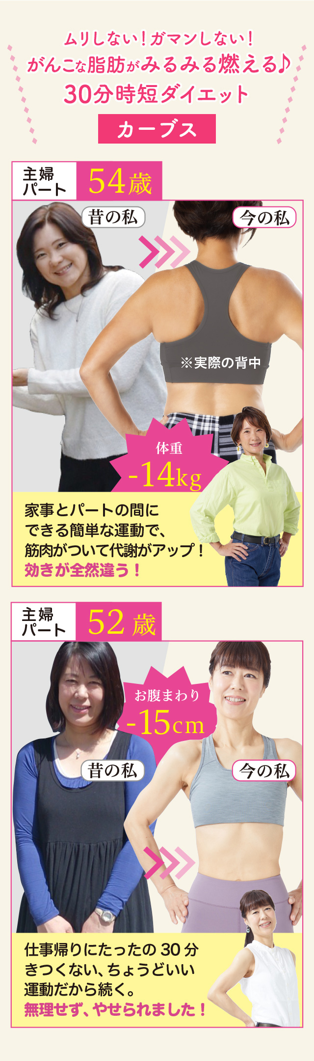 女性だけの30分フィットネス カーブス