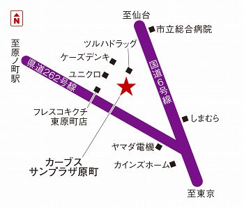 カーブスサンプラザ原町 福島県南相馬市 カーブス