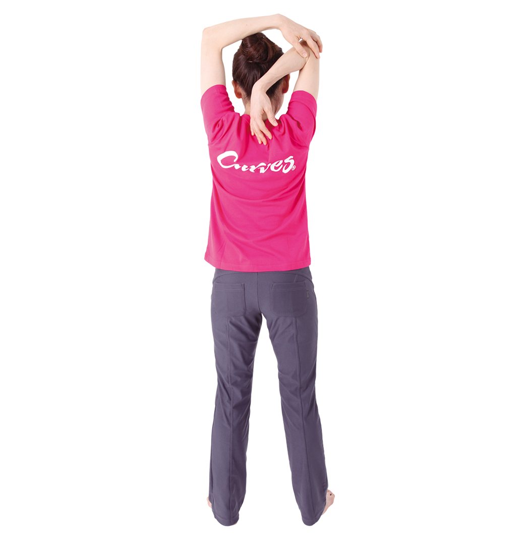 肩・二の腕のストレッチ